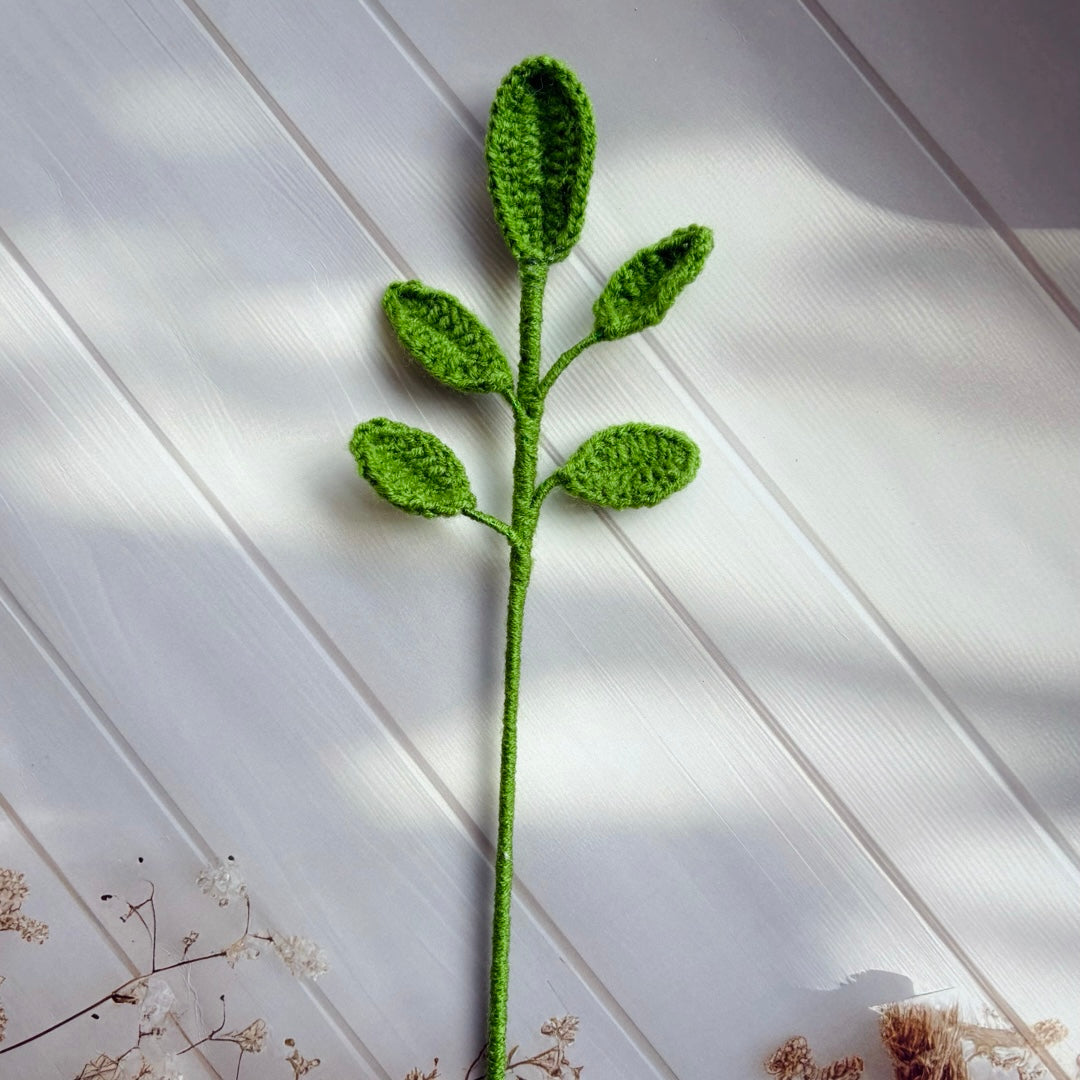 Handmade Crochet Leaf