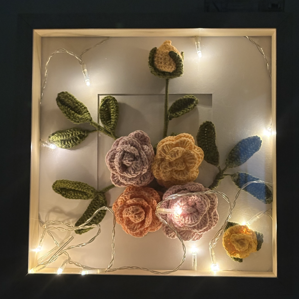 Rose Flowers Photo Frame
