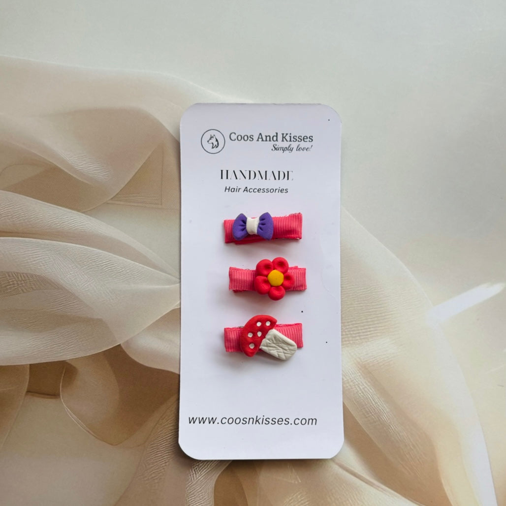 Handmade Toddler Clay Clips (1-3 years)