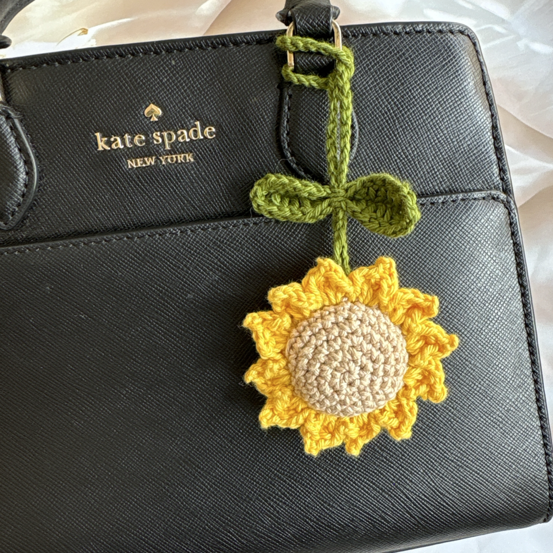 Sunflower Bag Charm