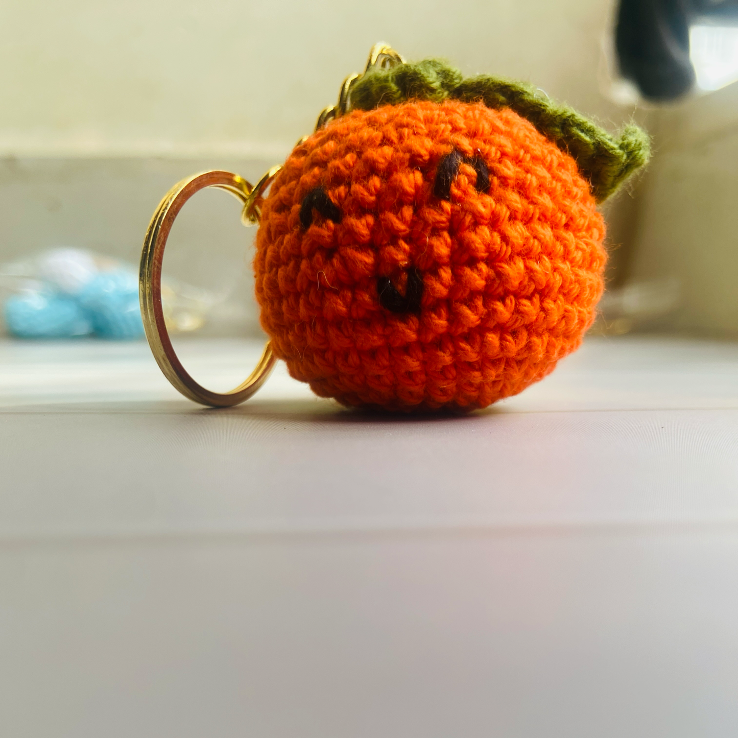 Orange Fruit Keychain