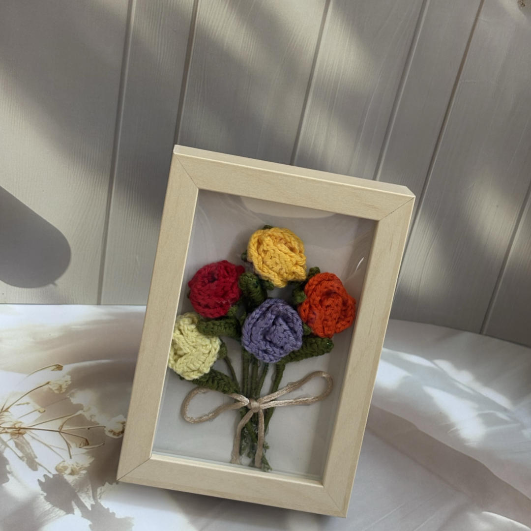 Mini Rose Bunch Frame