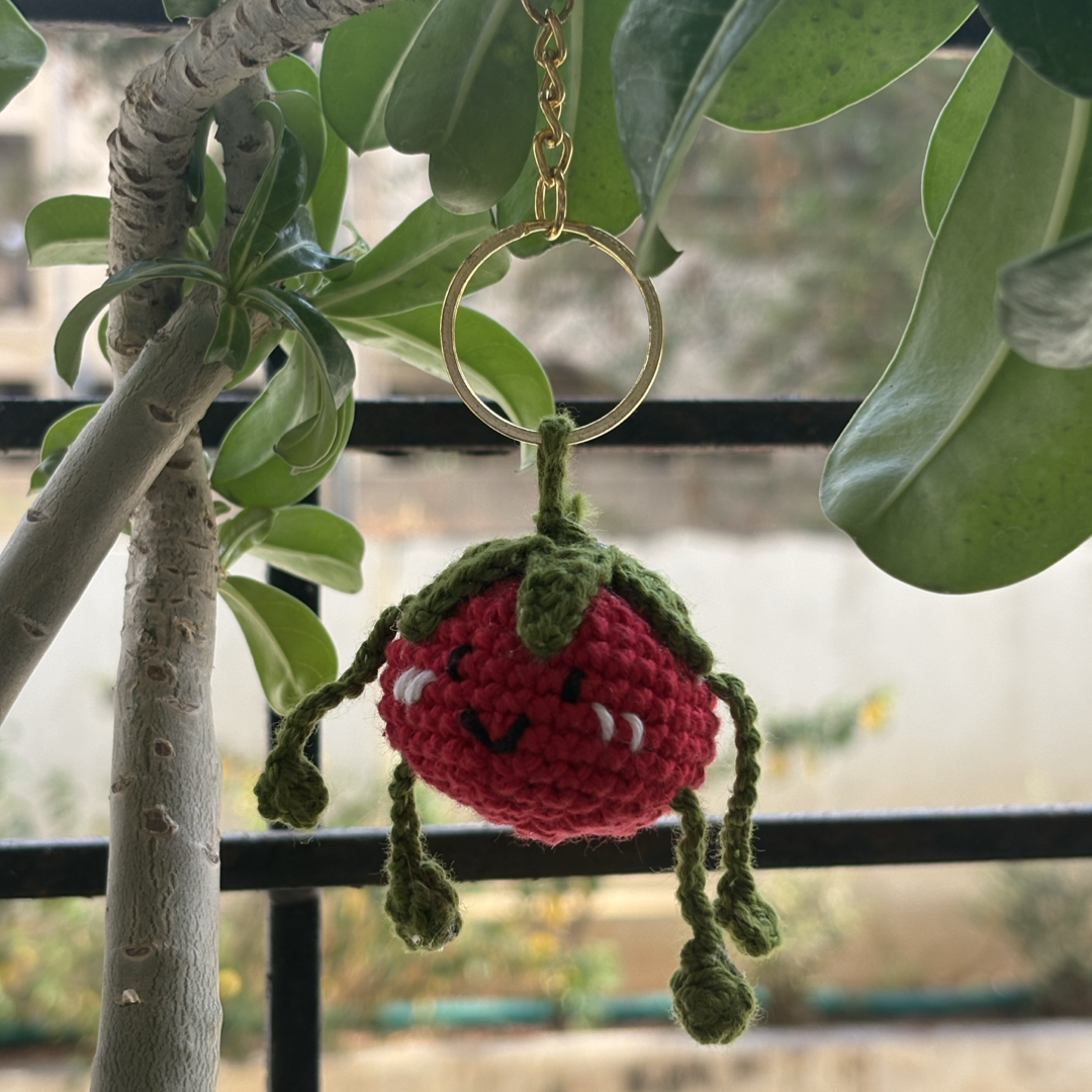 Tomato Keychain