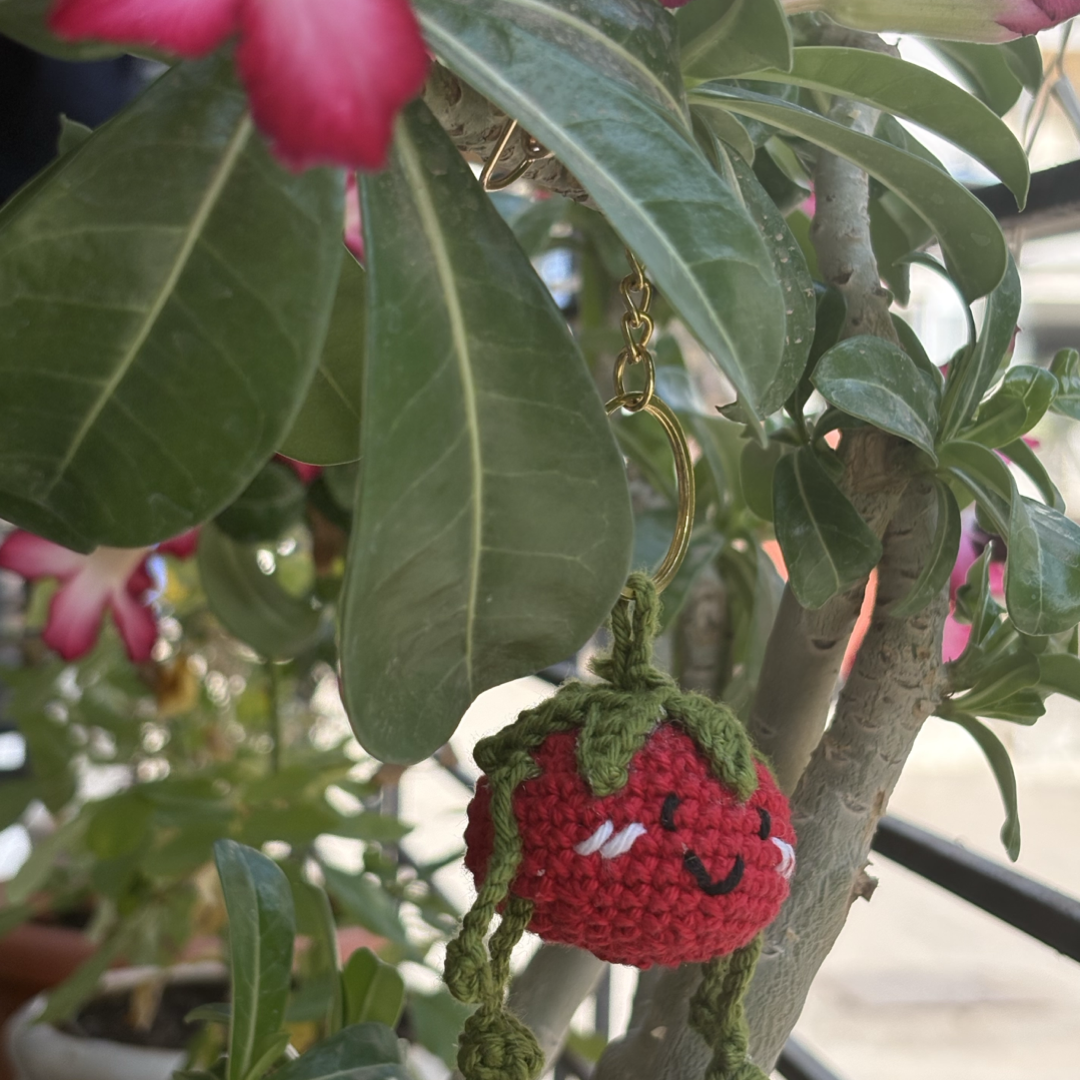 Tomato Keychain