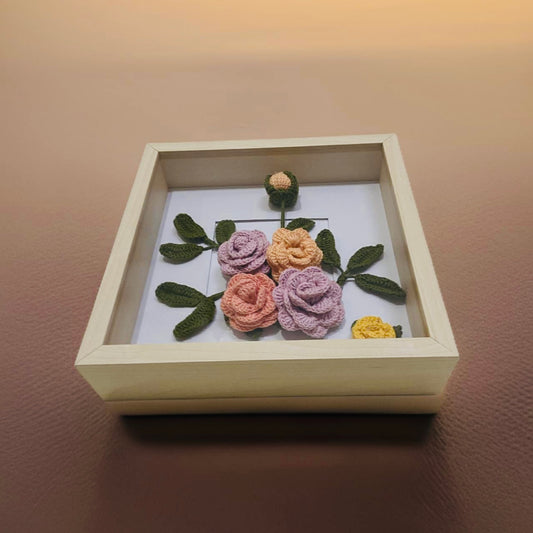 Rose Flowers Photo Frame