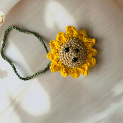 Smiley Sunflower Bagcharm