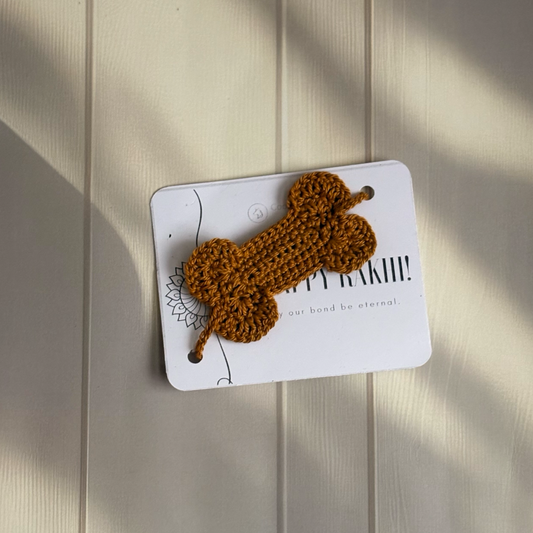 Handmade Bone Rakhi for Pets - Mustard Yellow