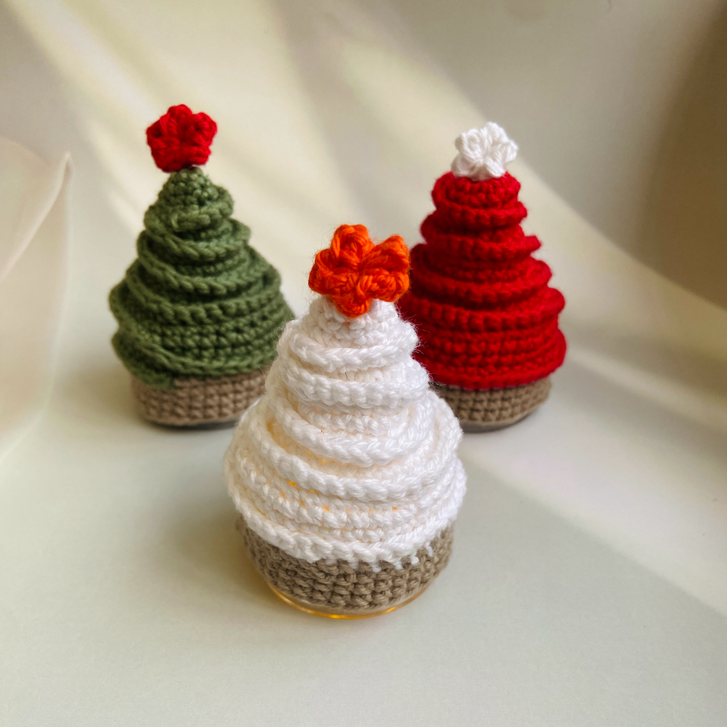 Mini Christmas Trees (Pack Of 3)