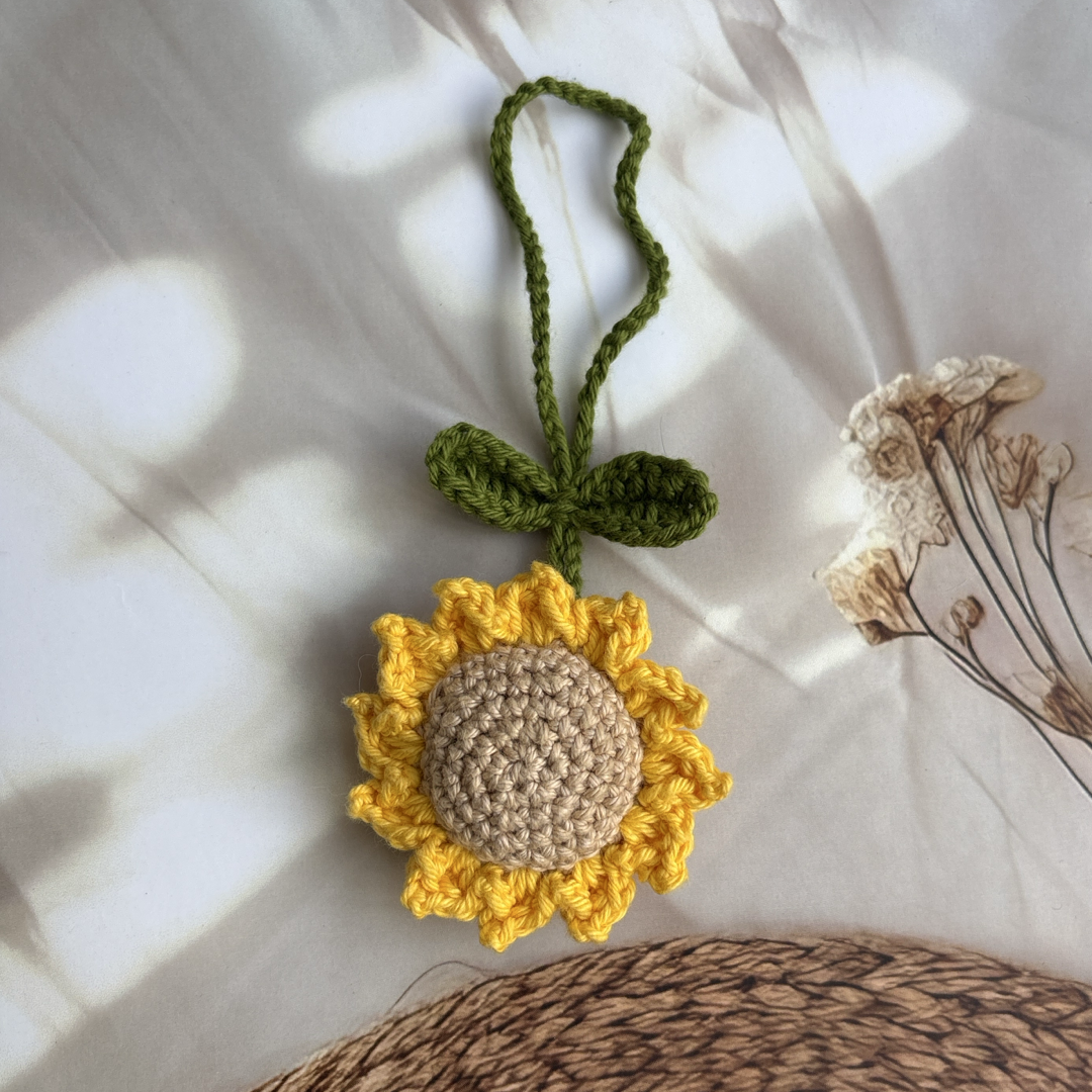 Sunflower Bag Charm