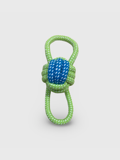 Double Loop Rope Toy (Green)