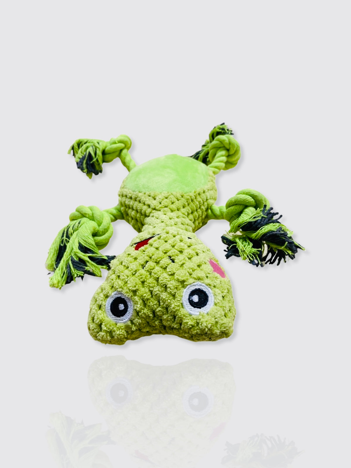 Plush Rope Frog Plush with Rope Toy – Coos and Kisses