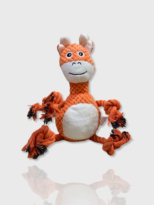 Deer Plush with Rope Toy