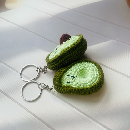 Avocado Keychain Pair