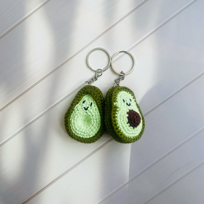 Avocado Keychain Pair