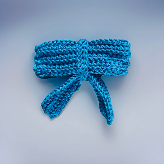 Handmade Crochet Bow Tie with Collar for pets