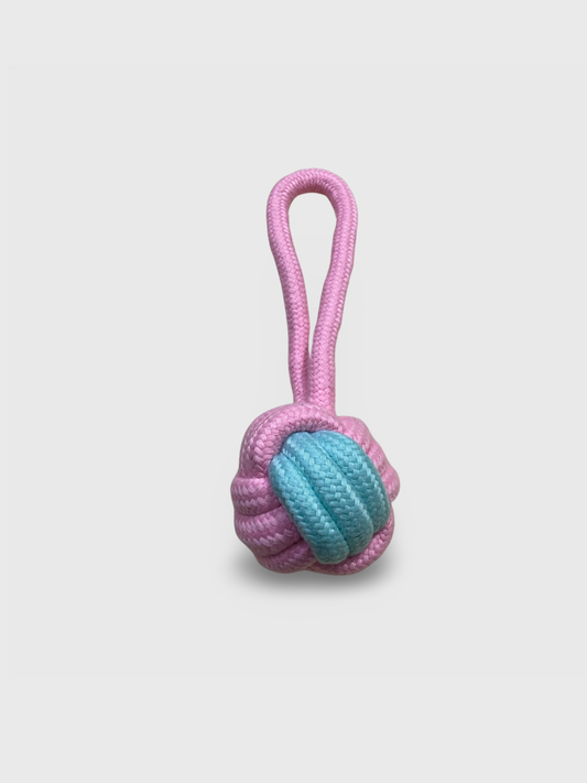 Loop with Ball Rope Toy (Pink)