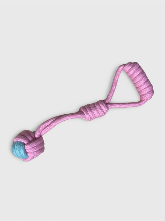 Woven-in Ball Rope Pull Toy(Medium)