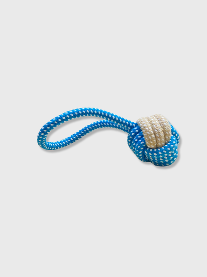 Loop with Ball Rope Toy (Blue)