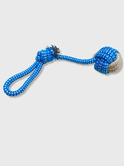 Ball Rope Toy (Blue)