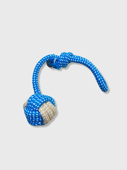 Ball Rope Toy (Blue)